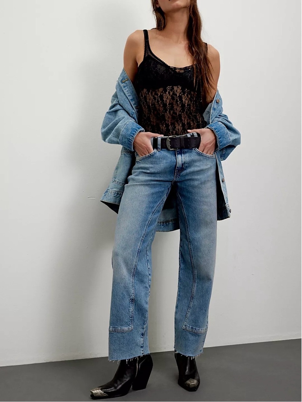Free People Risk Taker Jeans mid rise 27